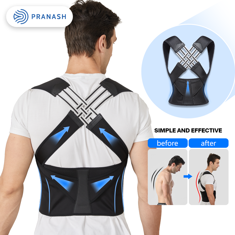 Adjustable Back Support Upper and Lower Pain Relief Posture Corrector Belt