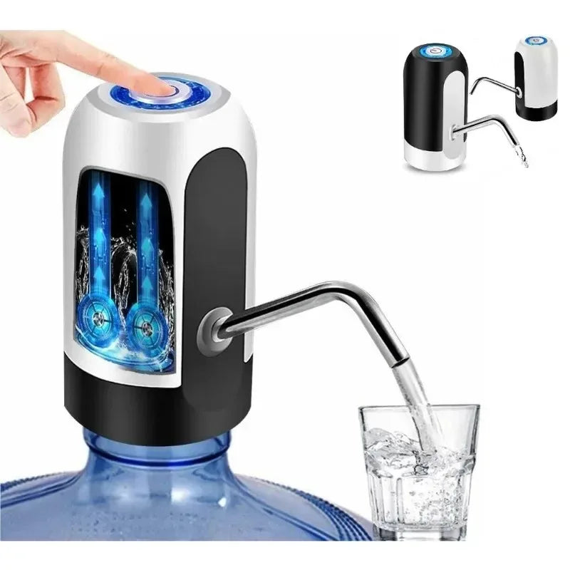 Portable Mini Electric & USB Chargng Water Bottle Pump