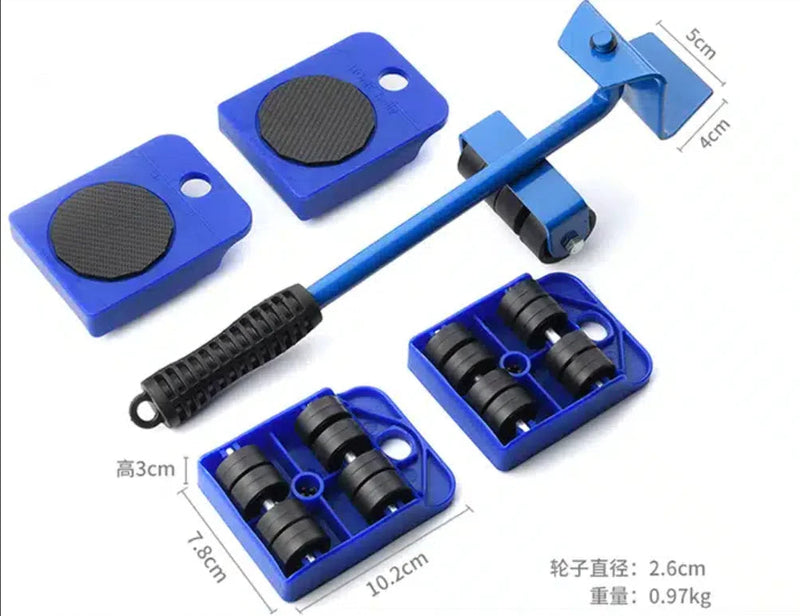 5Pcs/Set Heavy Duty Furniture Lifter Mover Moving Device Lifting Helper