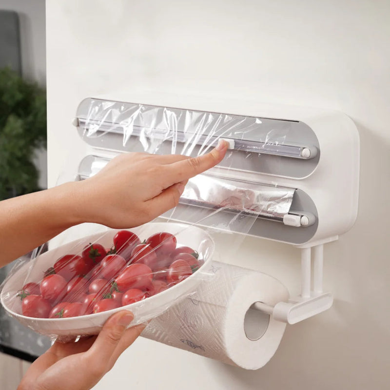 Multi-functional 3 in 1 Aluminum Foil Dispenser