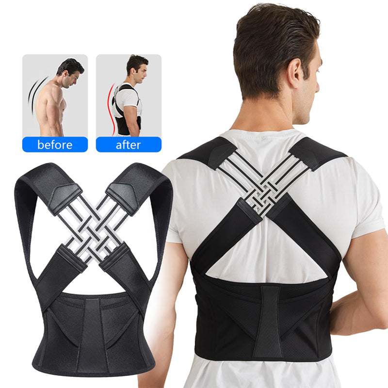 Adjustable Back Support Upper and Lower Pain Relief Posture Corrector Belt