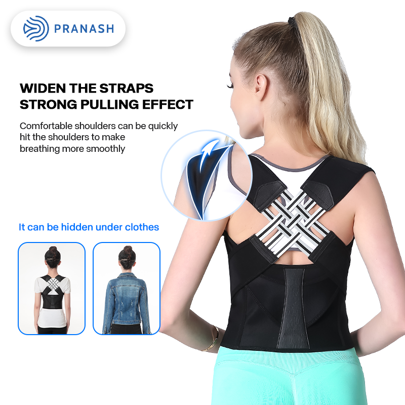 Adjustable Back Support Upper and Lower Pain Relief Posture Corrector Belt