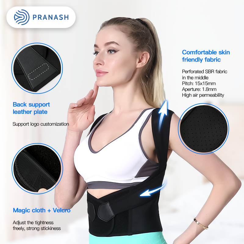 Adjustable Back Support Upper and Lower Pain Relief Posture Corrector Belt