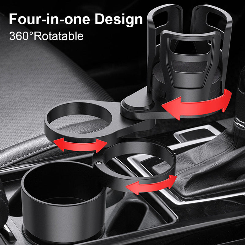 4 In 1 Multifunctional Adjustable Rotating Car Cup & Food Holder