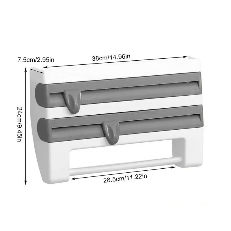 Multi-functional 3 in 1 Aluminum Foil Dispenser