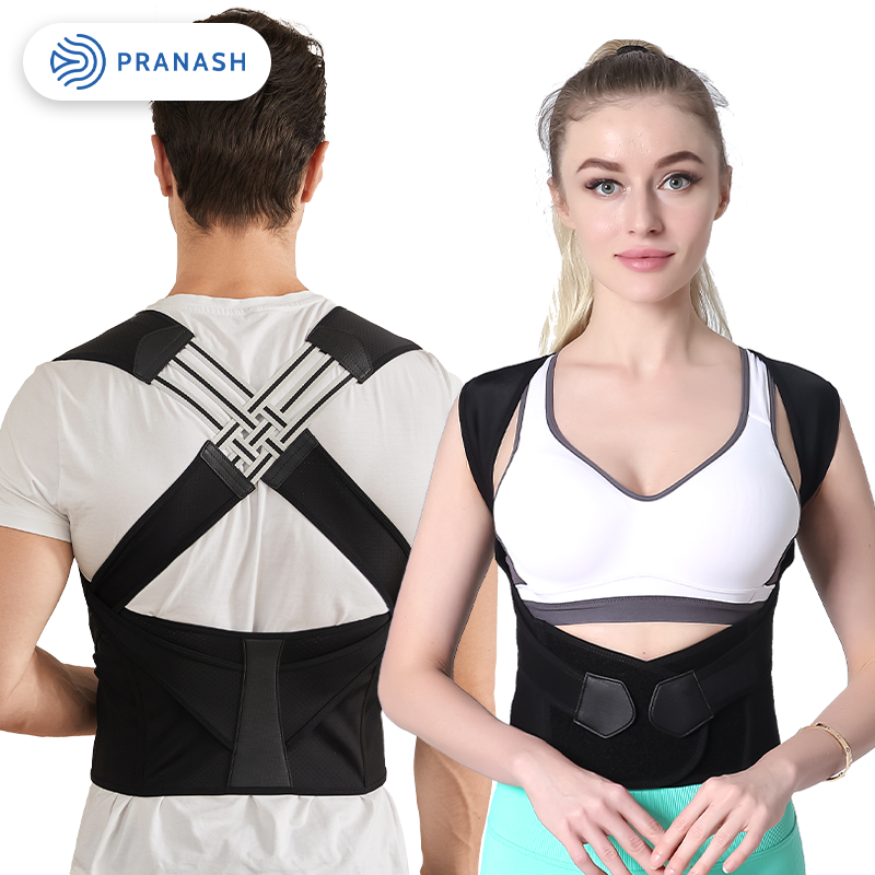 Adjustable Back Support Upper and Lower Pain Relief Posture Corrector Belt