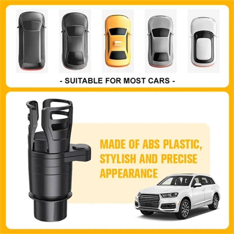 4 In 1 Multifunctional Adjustable Rotating Car Cup & Food Holder