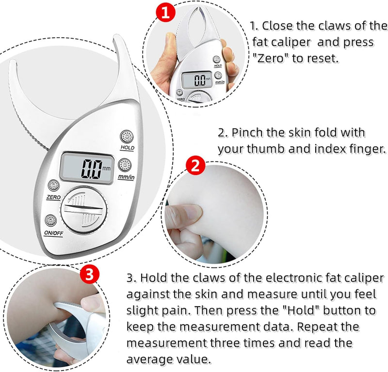 Digital Body Fat Caliper