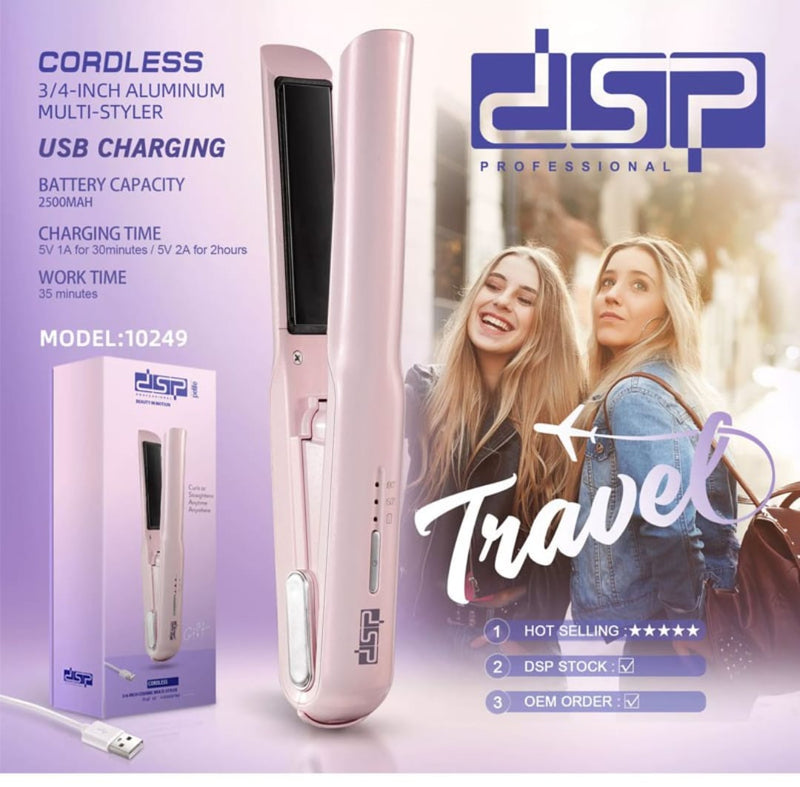 Mini Wireless Hair Straightener MT COLLECTION