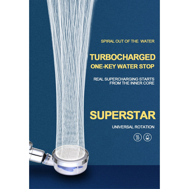 High Pressure Turbocharged Shower Head MT COLLECTION