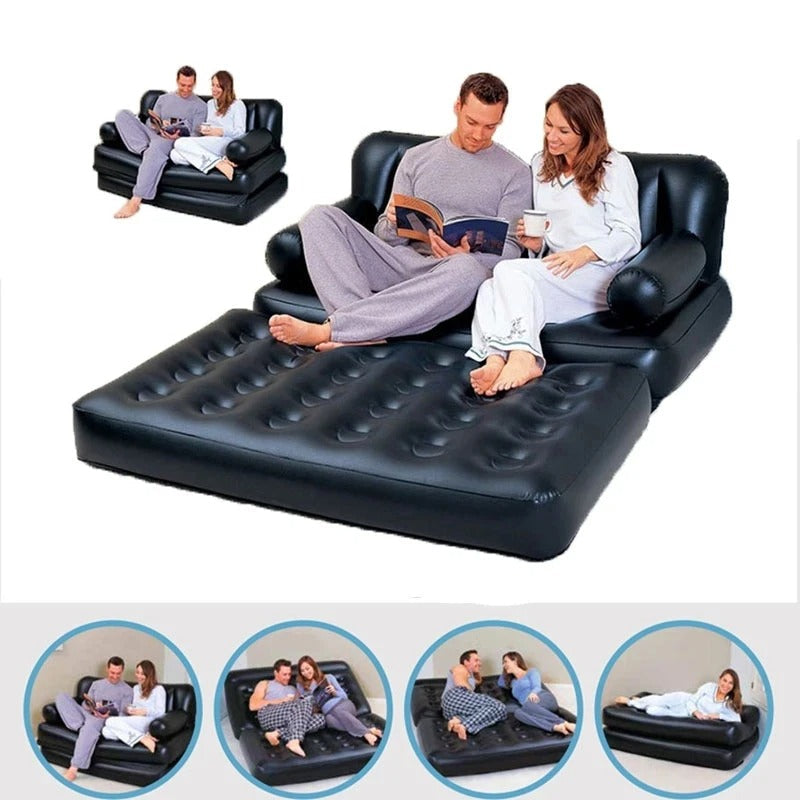 Comfortable Inflatable Outdoor Air Sofa Bed