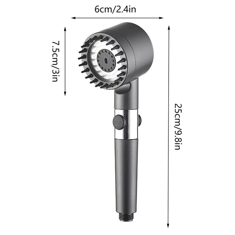 Shower Head 3 Modes + filter MT COLLECTION